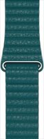 Leather Loop Apple Watch Band Med 44mm - peacock - Angle_Zoom
