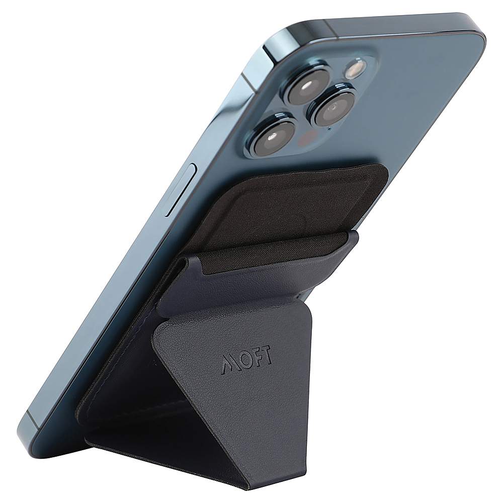 MOFT MS007MS-1-BU2021 Snap-on Phone Stand and Wallet for iPhone 12 and 13  Series (Oxford Blue) 