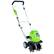 Left. Greenworks - 40-Volt 10 in. Cultivator (4Ah Battery and Charger included) - green.