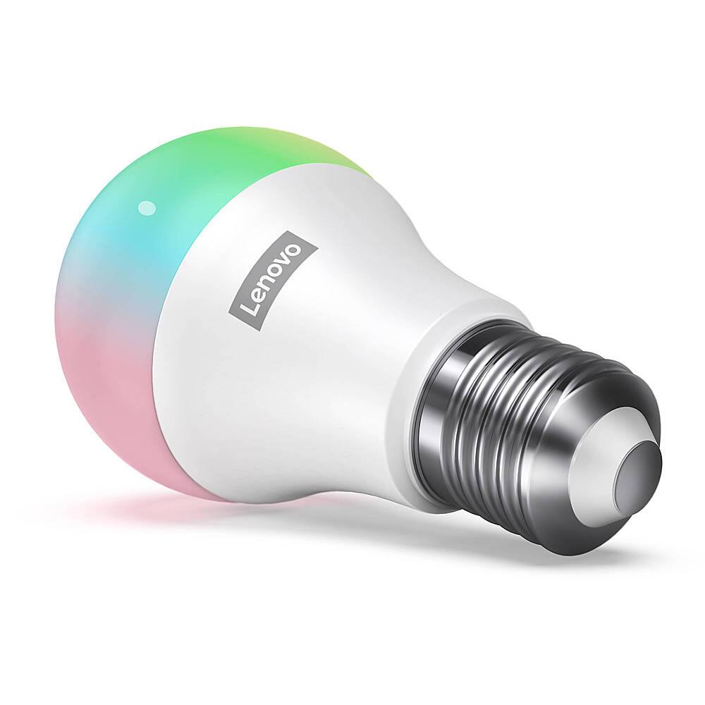 Left View: Lenovo - Tuneable Smart Color Bulb (4-Pack)