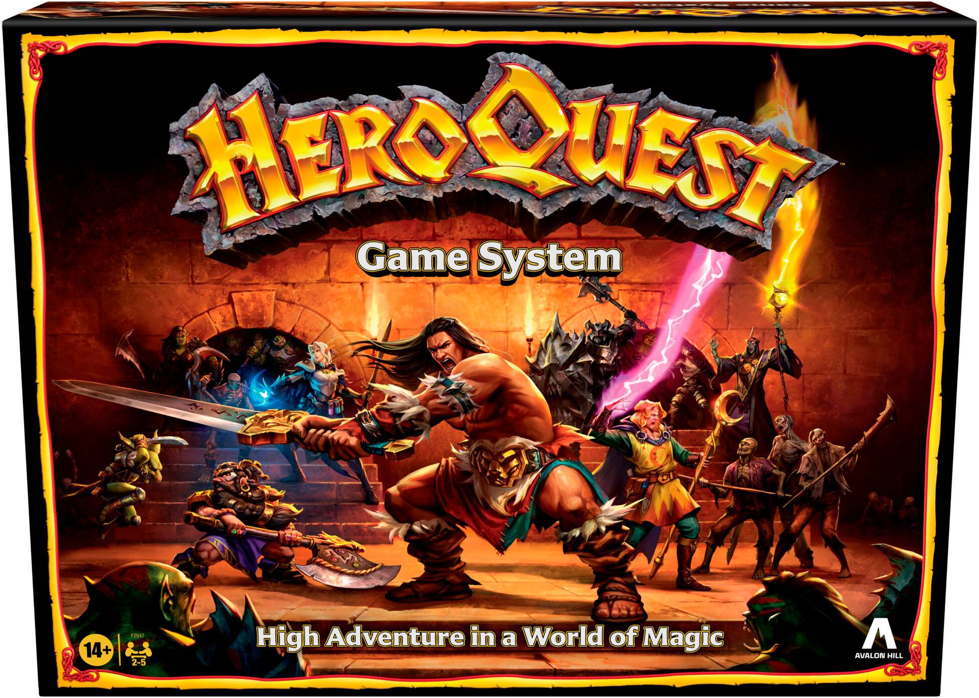 Left. Avalon Hill - HeroQuest Game System.