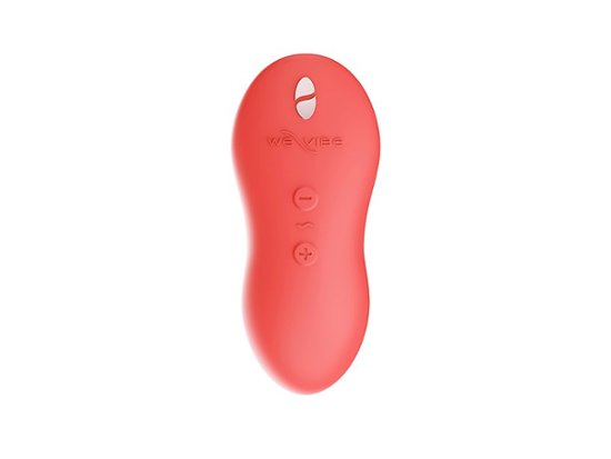 Front Zoom. We-Vibe Touch X Multi-use  Massager - Coral.