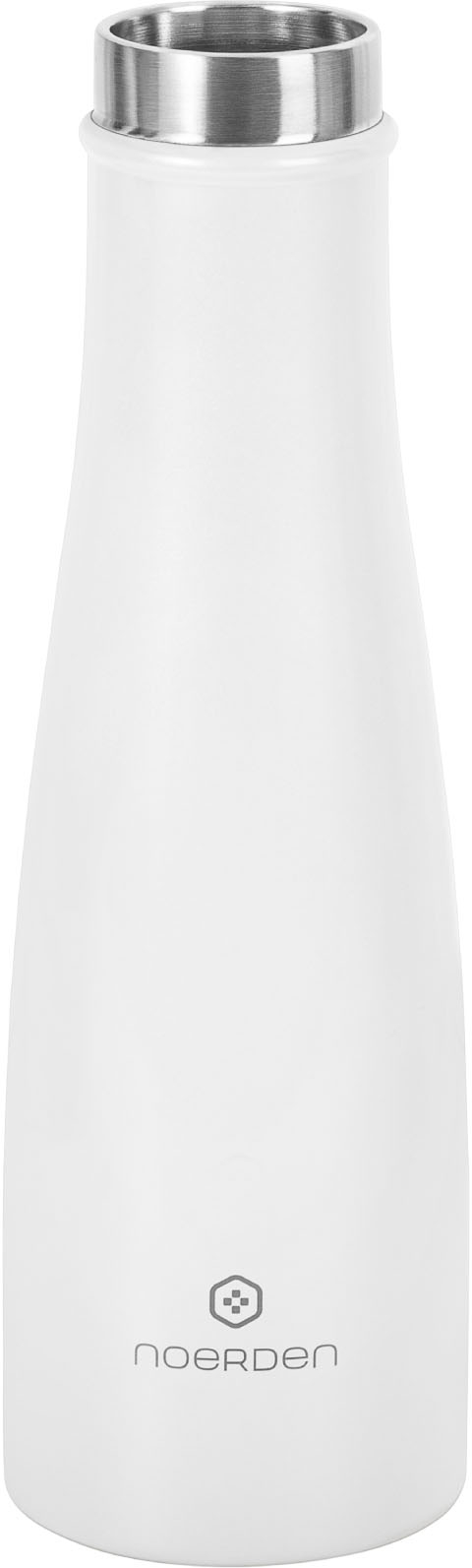 Left View: NOERDEN - LIZ Smart UV Thermal Bottle 16oz - White