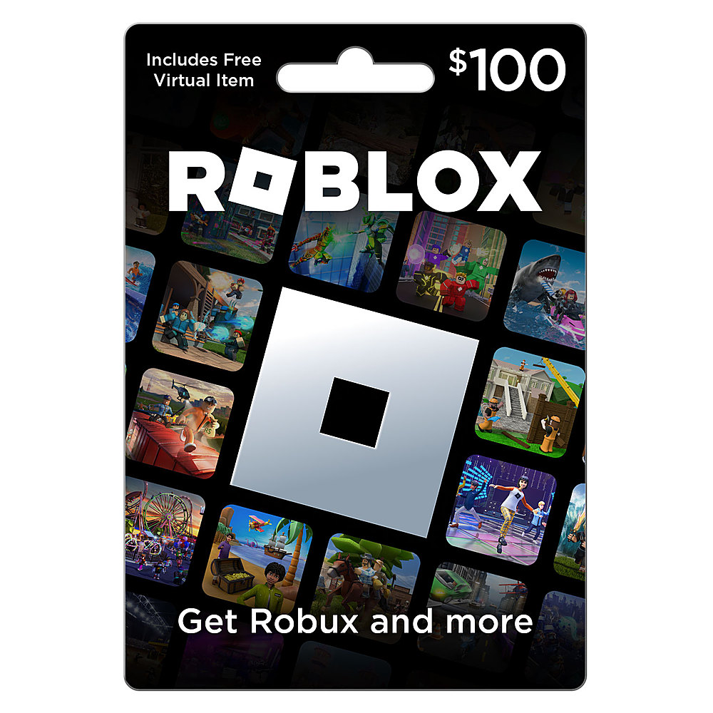 Roblox $100 Physical Gift Card [Includes Free Virtual Item] Roblox $100 -  Best Buy