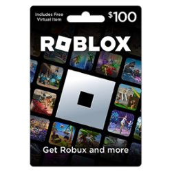 Roblox - $100 Physical Gift Card [Includes Free Virtual Item] - Front_Zoom