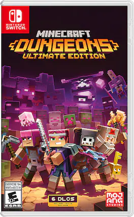 Front. Nintendo - Minecraft Dungeons. - E10+ (Everyone 10+)