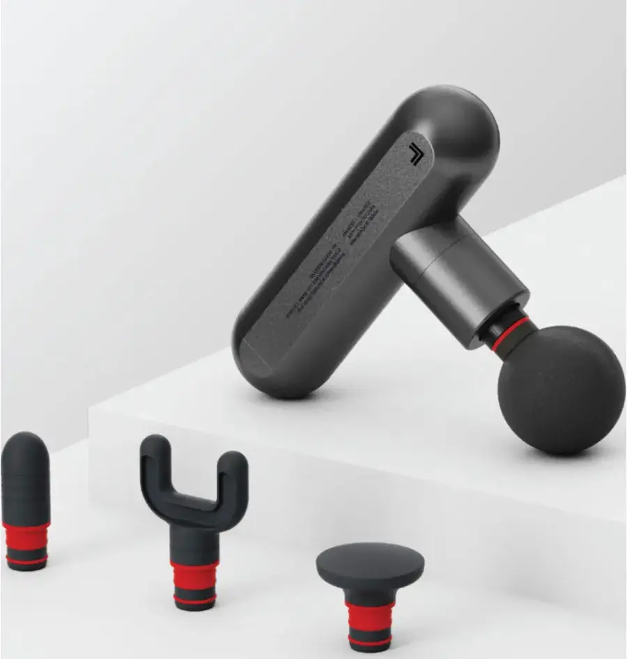 Alt View 14. Sharper Image - Powerboost Move Deep Tissue Travel Percussion Massager - Grey.