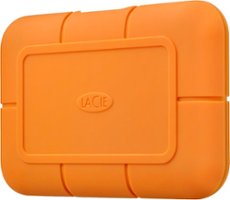 LaCie - Rugged 4TB  External USB-C, USB 3.2 Portable Solid State Drive with Rescue Data Recovery Services - Front_Zoom
