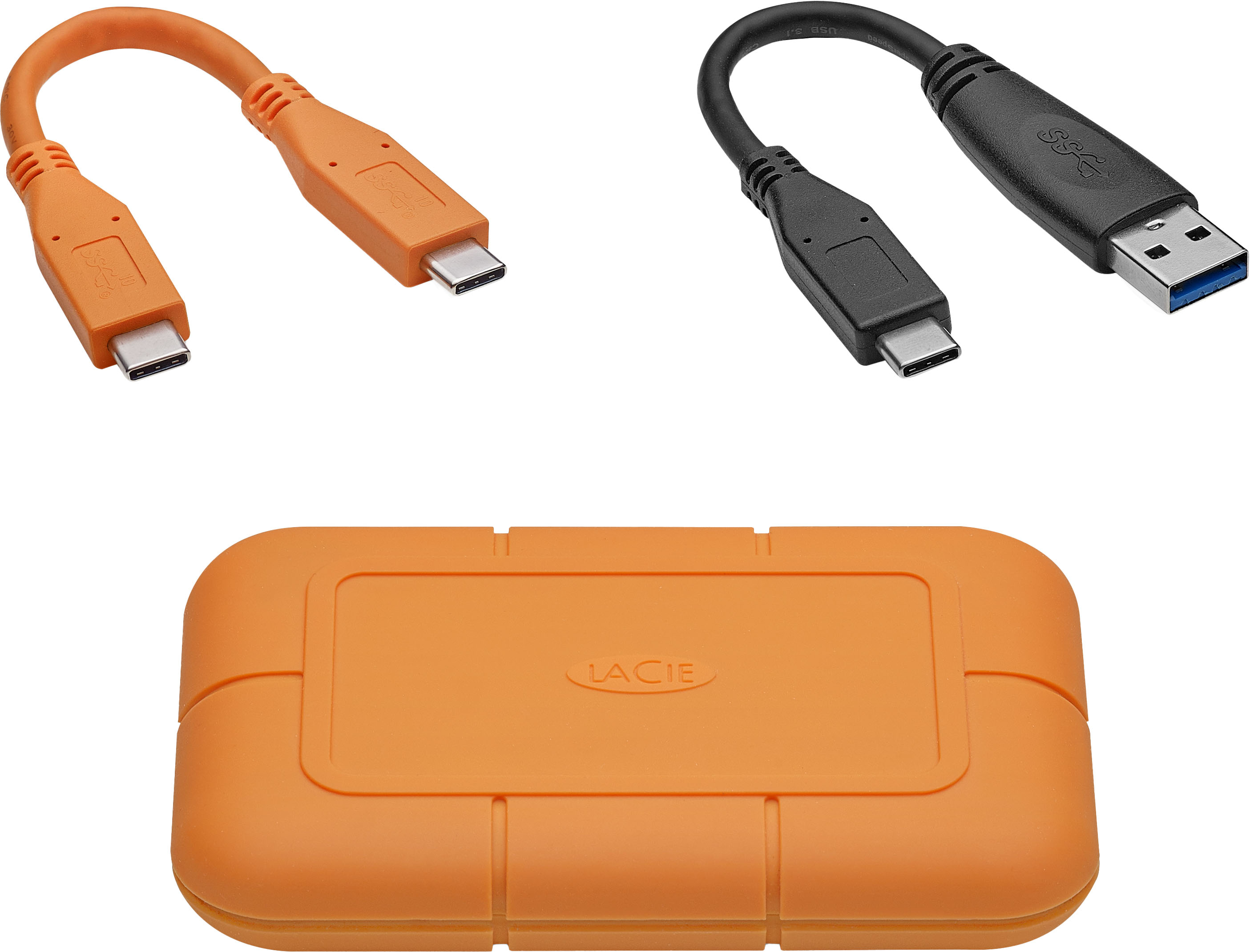 Ubevæbnet depositum vand Best Buy: LaCie Rugged 4TB External USB-C, USB 3.2 Portable SSD with Rescue  Data Recovery Services Orange STHR4000800