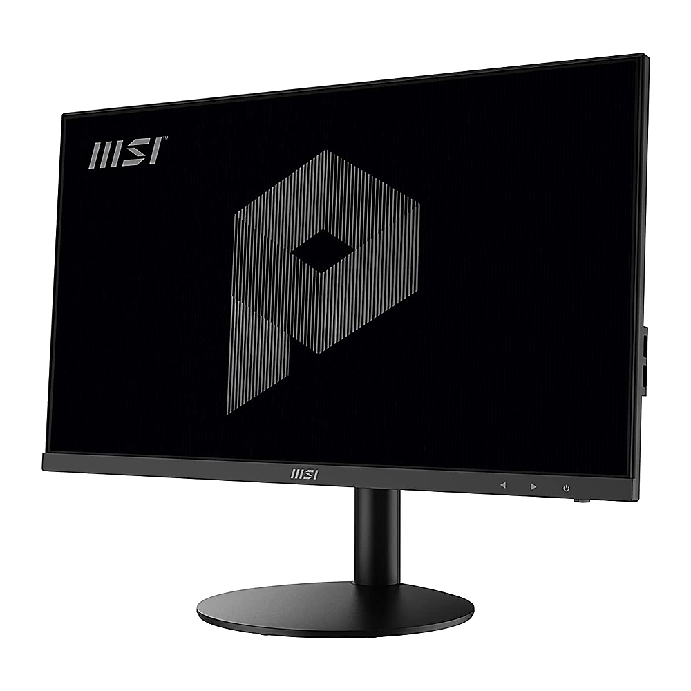 Left View: MSI - Modern AM271P 11M 27" All-In-One - Intel Core i7 - 16 GB Memory - 512 GB SSD - Black