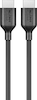 Front. Best Buy essentials™ - 6' 8K Ultra High Speed HDMI® 2.1 Certified Cable - Black.