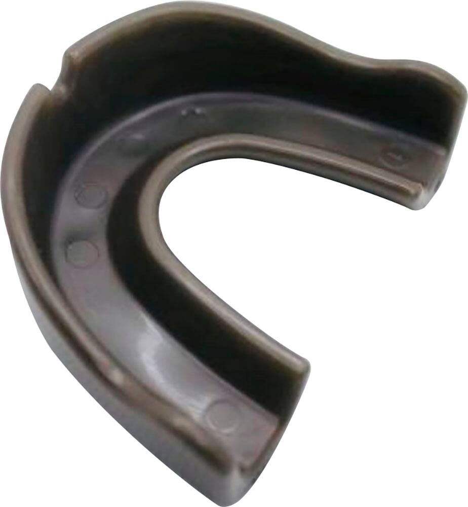 Left. Shurfit - Temperature-Sensing Mouthguard Youth - Color-Changing Black to Orange.