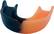 Front. Shurfit - Temperature-Sensing Mouthguard Youth - Color-Changing Black to Orange.