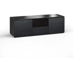 Salamander Designs - Chicago AV Cabinet for Most TVs up to 65" - Black Oak - Angle_Zoom