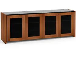Salamander Designs - Corsica AV Cabinet for Most TVs up to 85" - Natural Walnut - Angle_Zoom