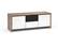 Angle. Salamander Designs - Barcelona AV Cabinet for Most TVs up to 65" - Natural Walnut.