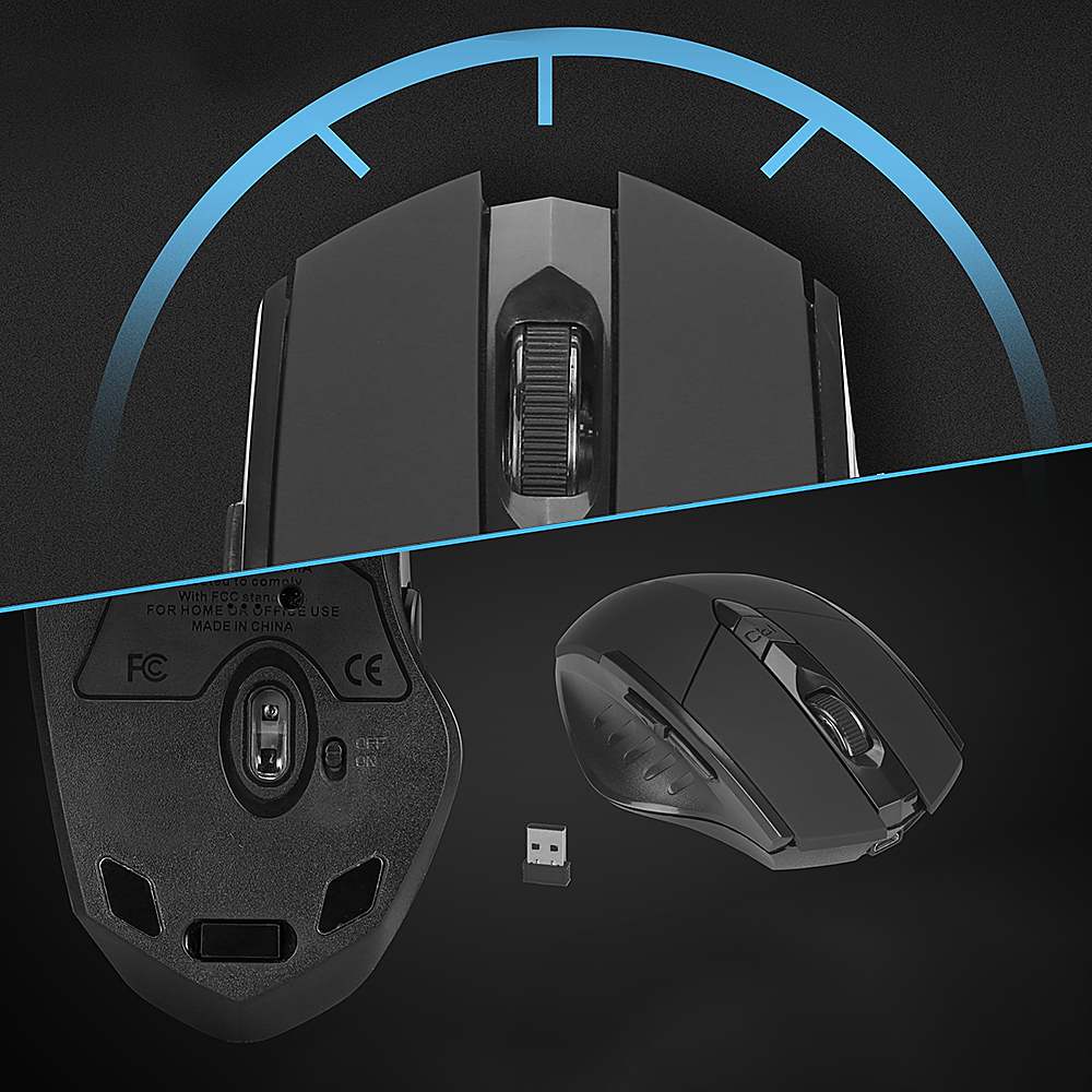 Angle View: Altec Lansing - GM200 Wireless E-Sports Gaming Mouse - RGB