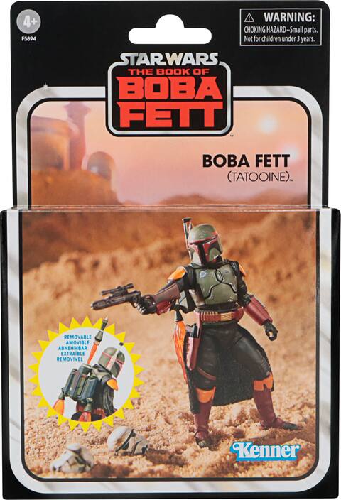 Star Wars The Vintage Collection Action Figure Deluxe Boba Fett (Tatooine) 9,5 Cm, Ispirata A The Book Of Boba Fett
