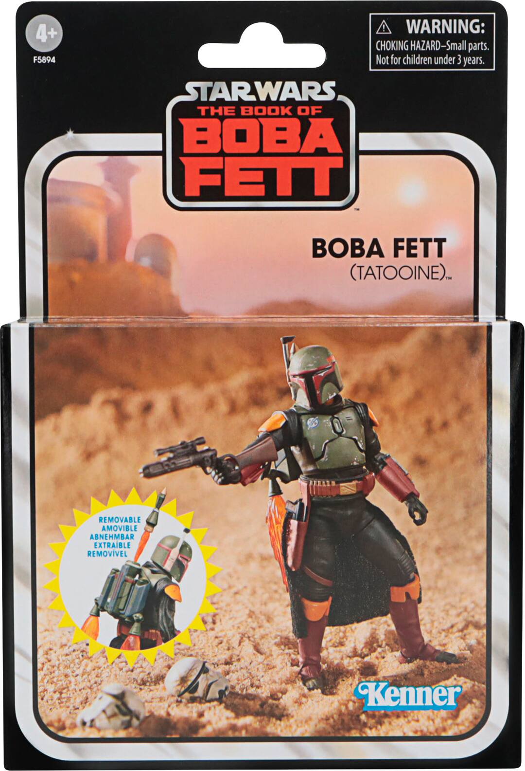 Star Wars The Vintage Collection Action Figure Deluxe Boba Fett (Tatooine) 9,5 Cm, Ispirata A The Book Of Boba Fett