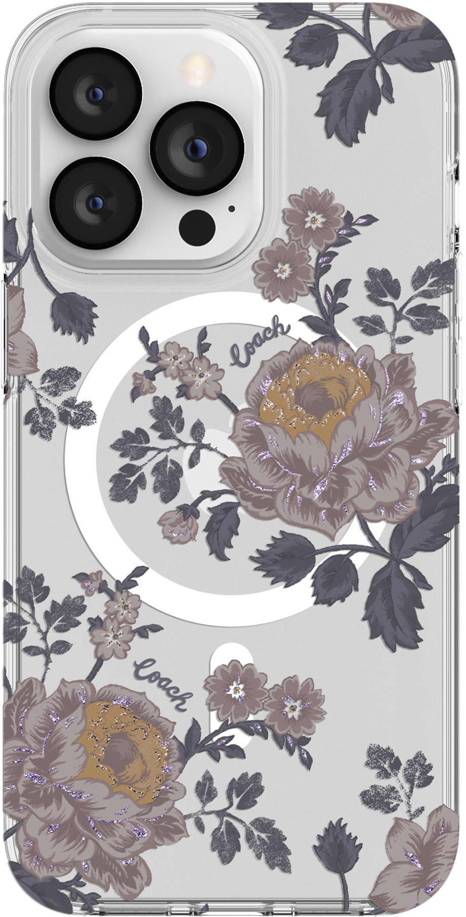 Best Buy: Coach Protective Hardshell Magsafe Case for iPhone 13 Pro Moody  Floral CIPH-110-MDYFC-V