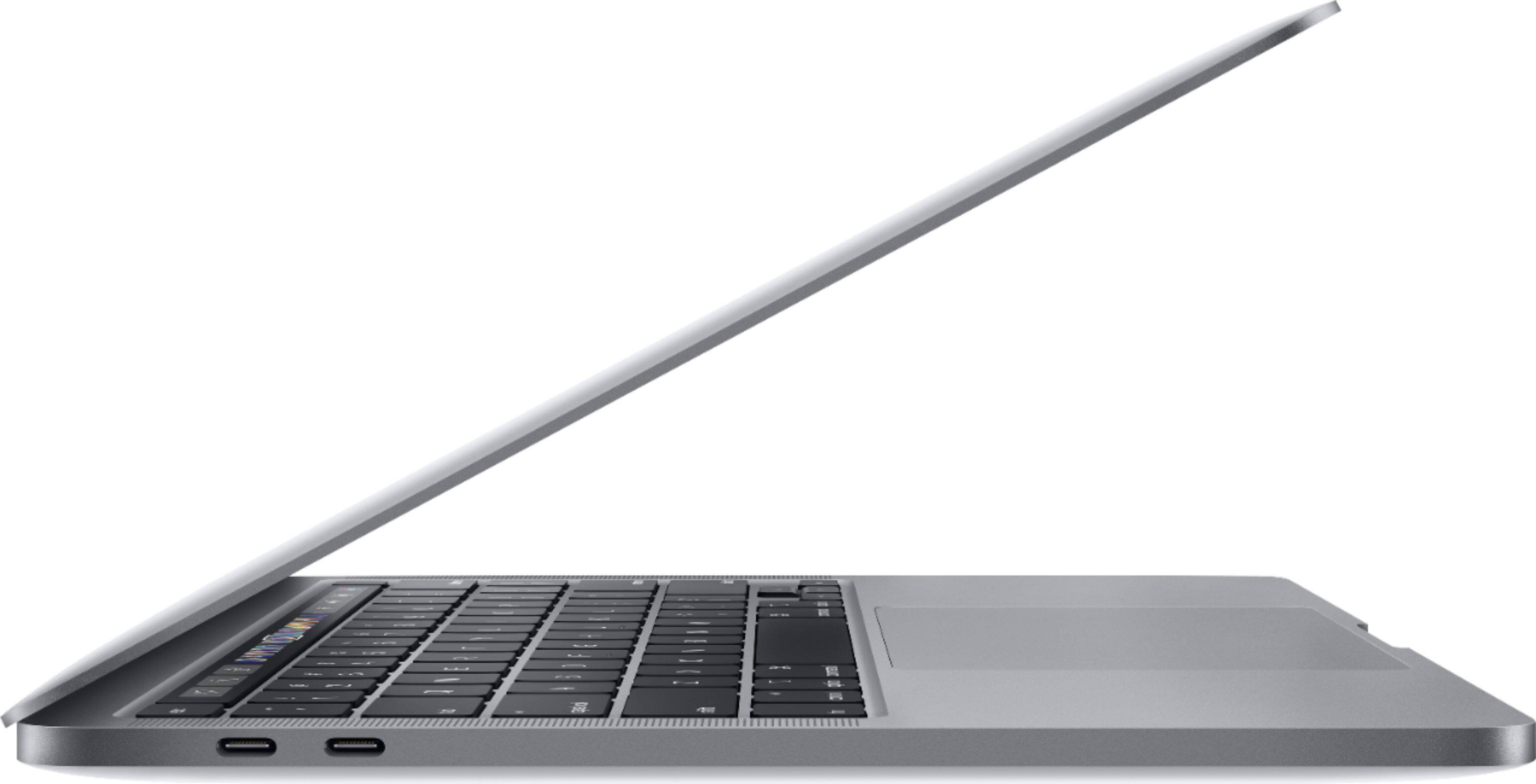 Alt View 10. Apple - Geek Squad Certified Refurbished MacBook Pro - 13" Display with Touch Bar - Intel Core i7 - 16GB Memory - 1TB SSD - Space Gray.