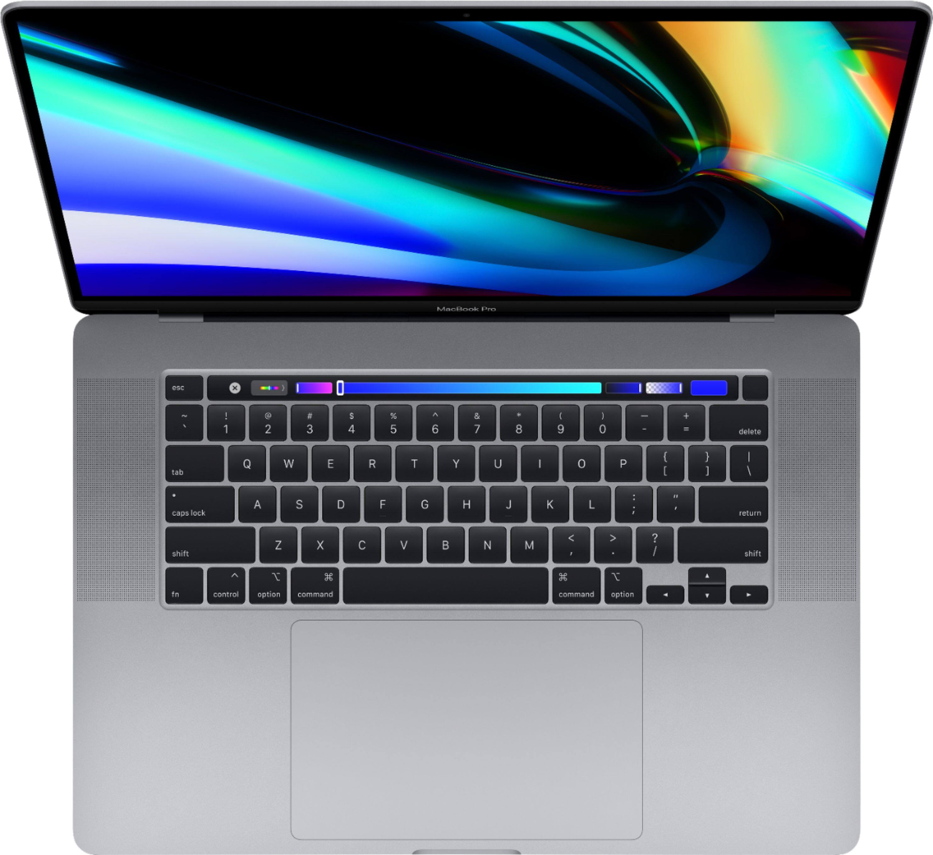 Alt View 11. Apple - Geek Squad Certified Refurbished MacBook Pro - 16" Display- Intel Core i7- 16GB Memory- AMD Radeon Pro 5300M - 512GB SSD - Space Gray.