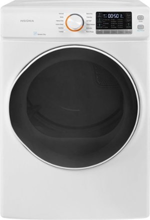 Insignia™ - 8.0 Cu. Ft. Electric Dryer with Steam and Sensor Dry - White