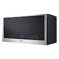 LG - STUDIO 1.7 Cu. Ft. Convection Over-the-Range Smart Microwave with Sensor Cooking and Air Fry - Stainless Steel