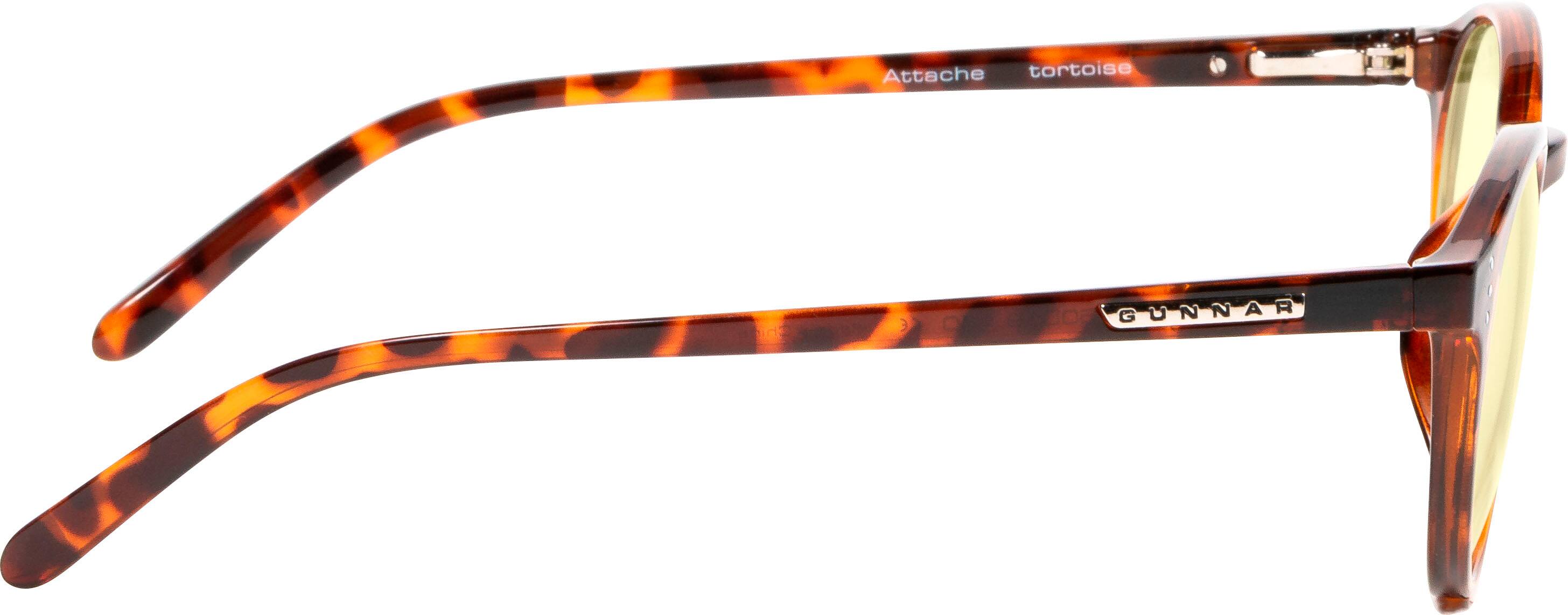 Left. GUNNAR - Blue Light Reading Glasses - Attaché +1.0 - Tortoise.
