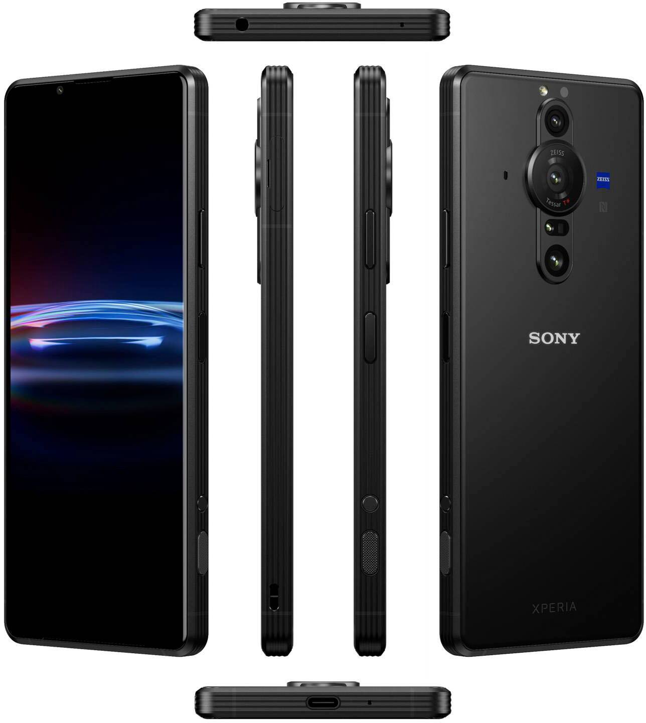 Alt View 22. Sony - Xperia PRO-I 5G 512GB (Unlocked) - Black.