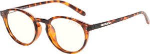 Gunnar - Attaché Reading Glasses with Blue Light Reduction, Clear Lenses and +2.0 Magnification with Microfiber Pouch - Tortoise Shell - Front_Zoom
