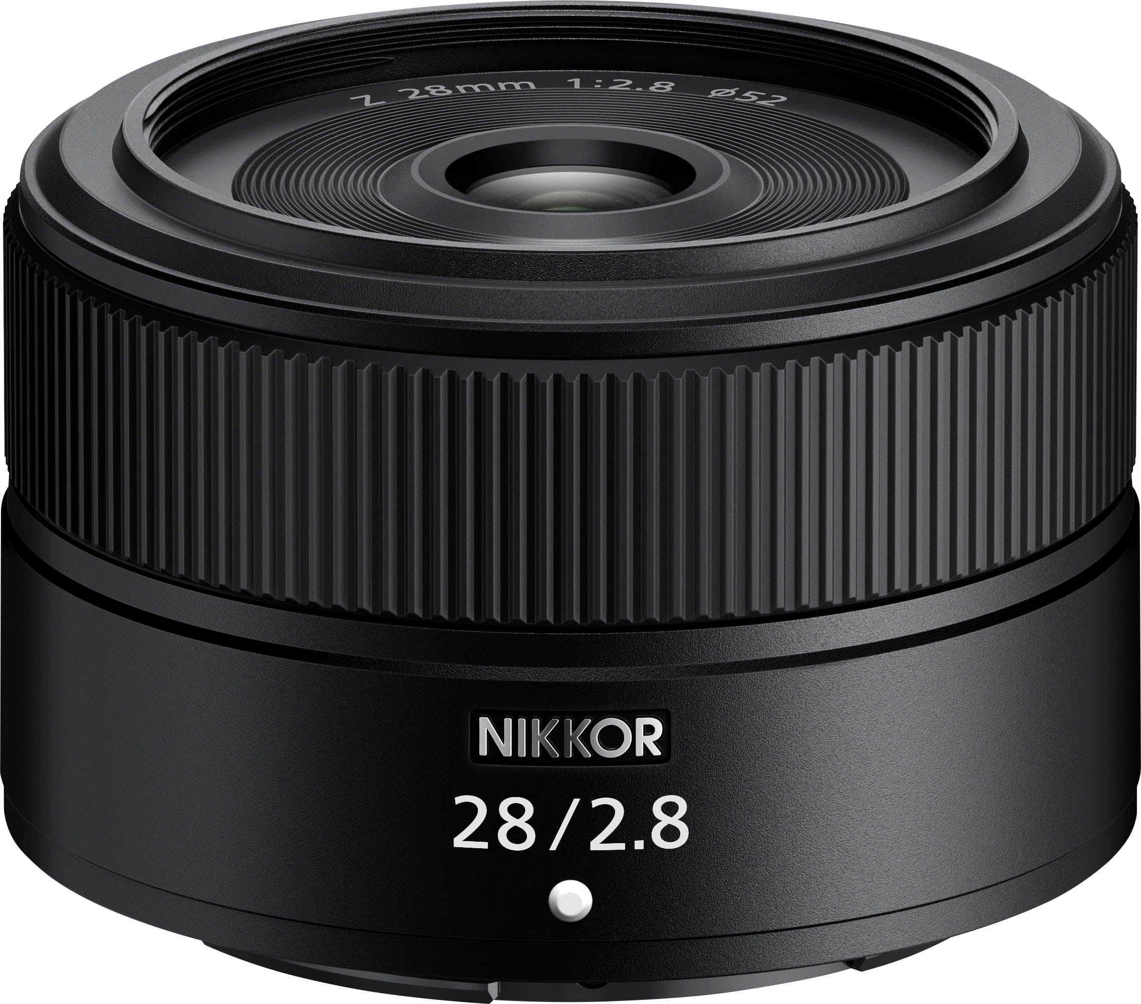 Front. Nikon - NIKKOR Z 28mm f/2.8 Standard Prime Lens for Nikon Z Cameras - Black.
