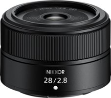 NIKKOR Z 28mm f/2.8 Standard Prime Lens for Nikon Z Cameras - Black - Front_Zoom