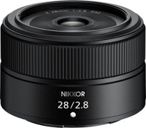 NIKKOR Z 28mm f/2.8 Standard Prime Lens for Nikon Z Cameras - Black - Front_Zoom