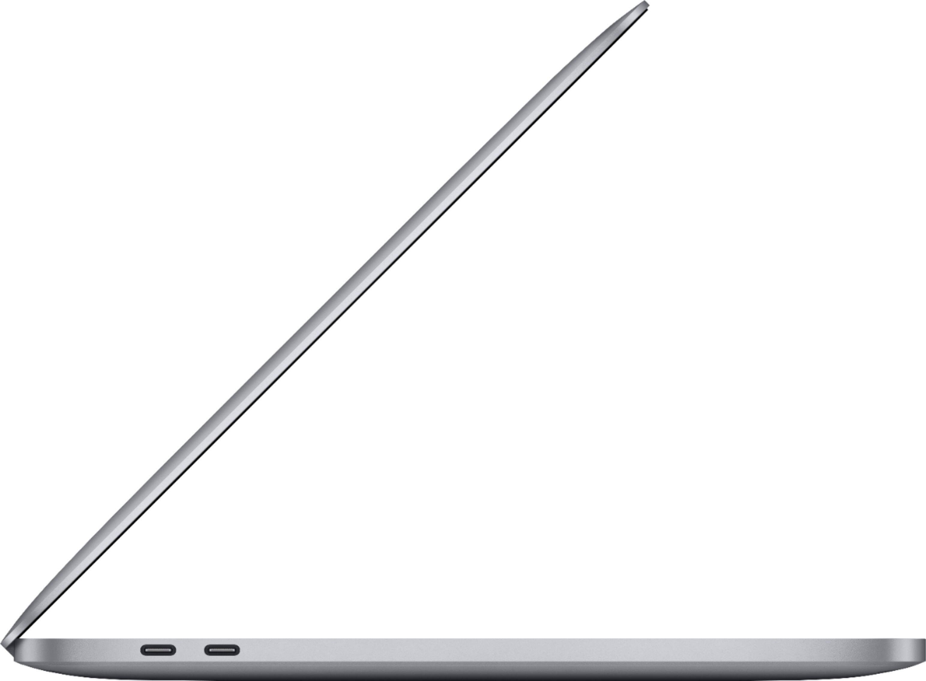 Alt View 13. Apple - Geek Squad Certified Refurbished MacBook Pro 13.3" Laptop - Apple M1 chip - 8GB Memory - 256GB SSD - Space Gray.