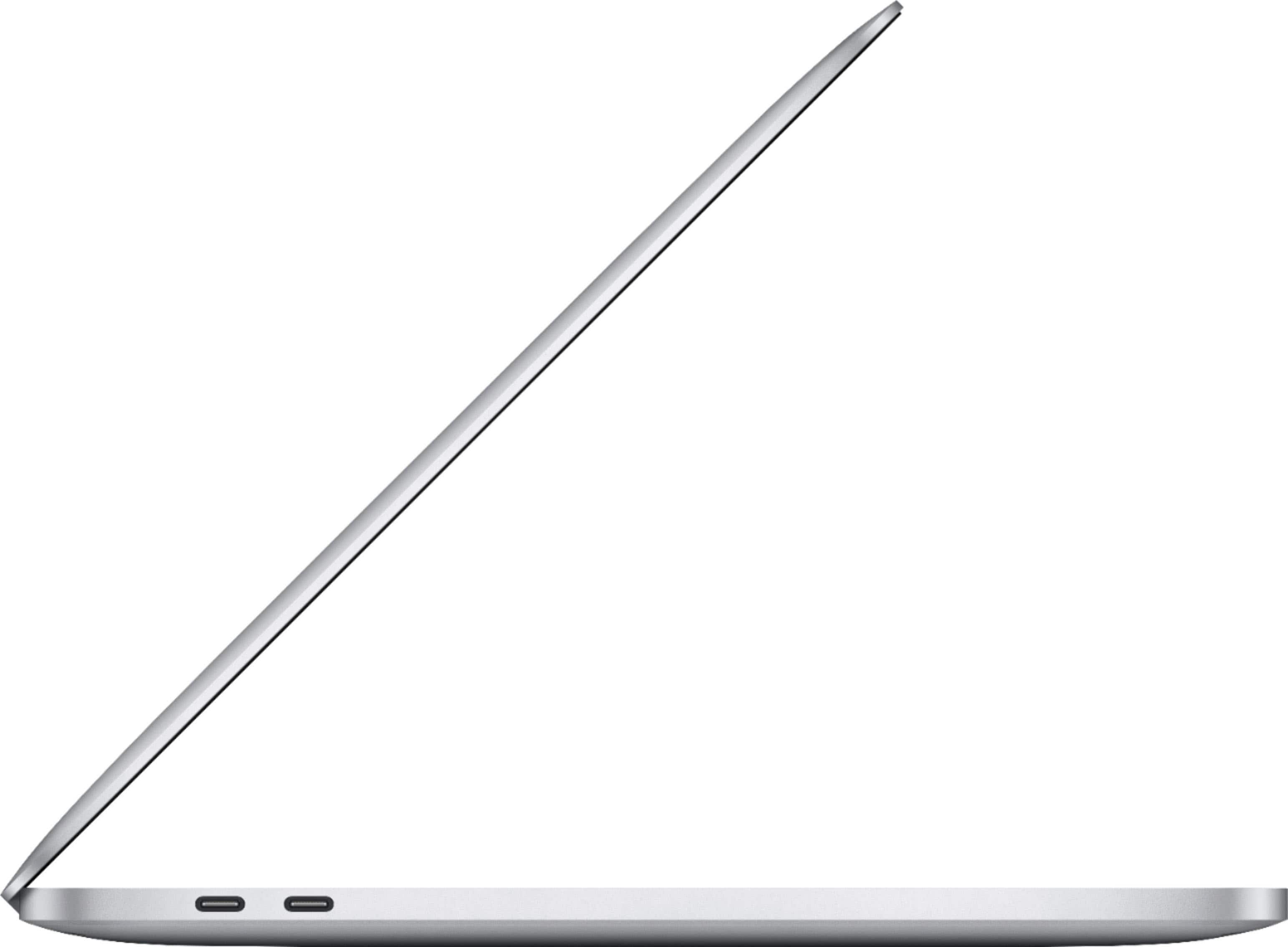 Alt View 13. Apple - Geek Squad Certified Refurbished MacBook Pro 13.3" Laptop - Apple M1 chip - 8GB Memory - 256GB SSD - Silver.