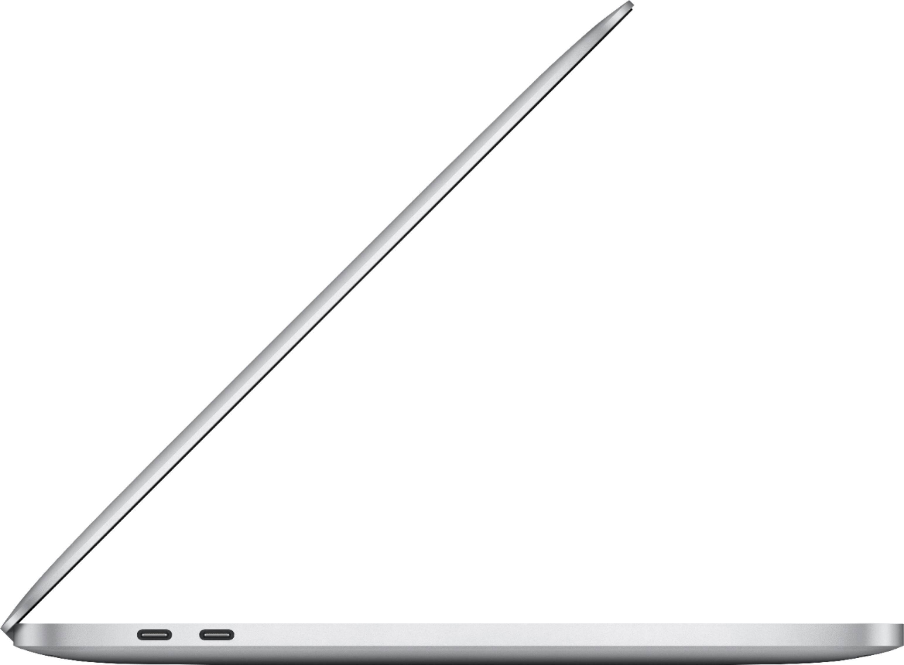 Alt View 13. Apple - Geek Squad Certified Refurbished MacBook Pro 13.3" Laptop - Apple M1 chip - 8GB Memory - 256GB SSD - Silver.