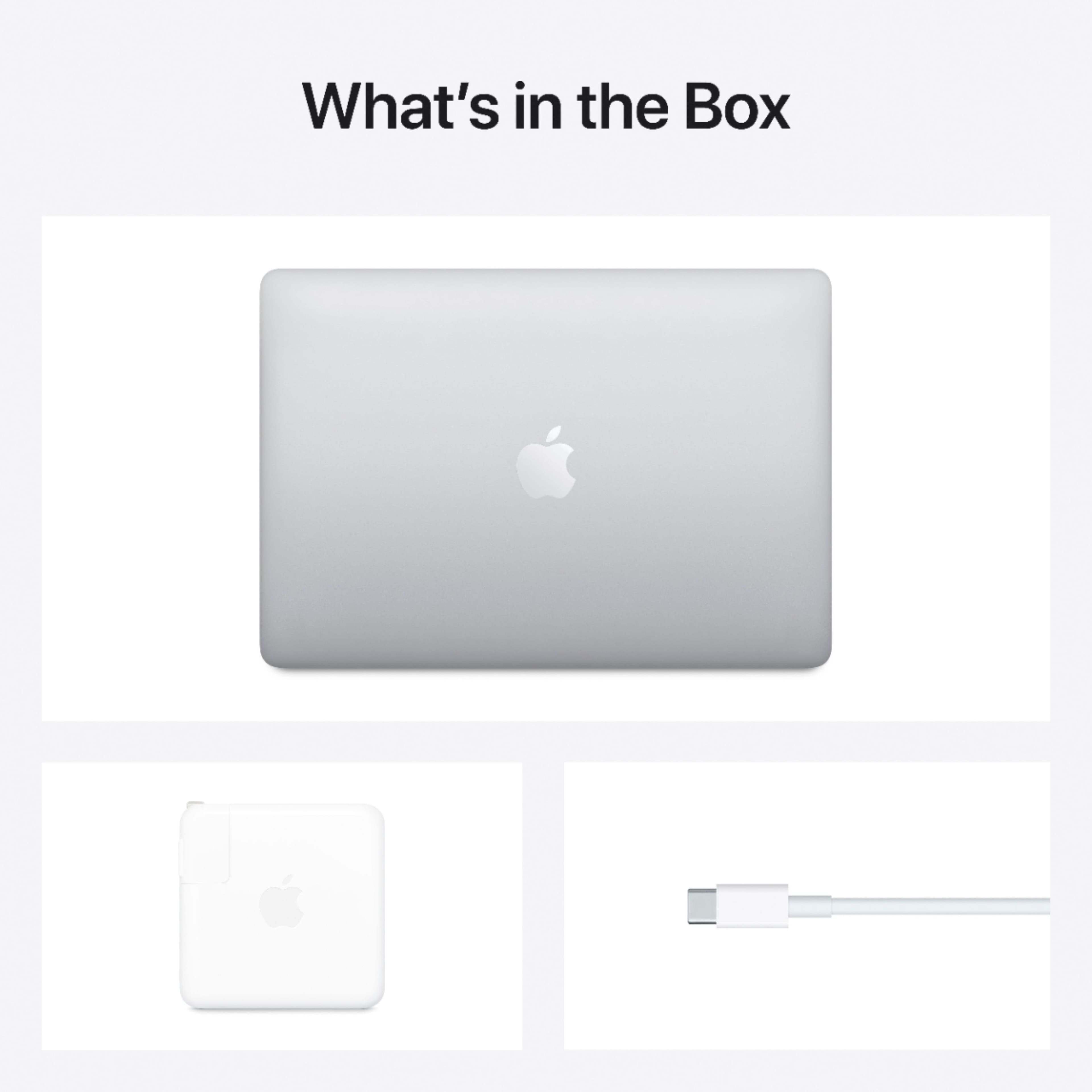 Alt View 15. Apple - Geek Squad Certified Refurbished MacBook Pro 13.3" Laptop - Apple M1 chip - 8GB Memory - 256GB SSD - Silver.