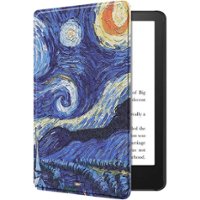 SaharaCase - Folio Case for Amazon Kindle Paperwhite (11th Generation - 2021 and 2022 release) - Blue/White - Left_Zoom