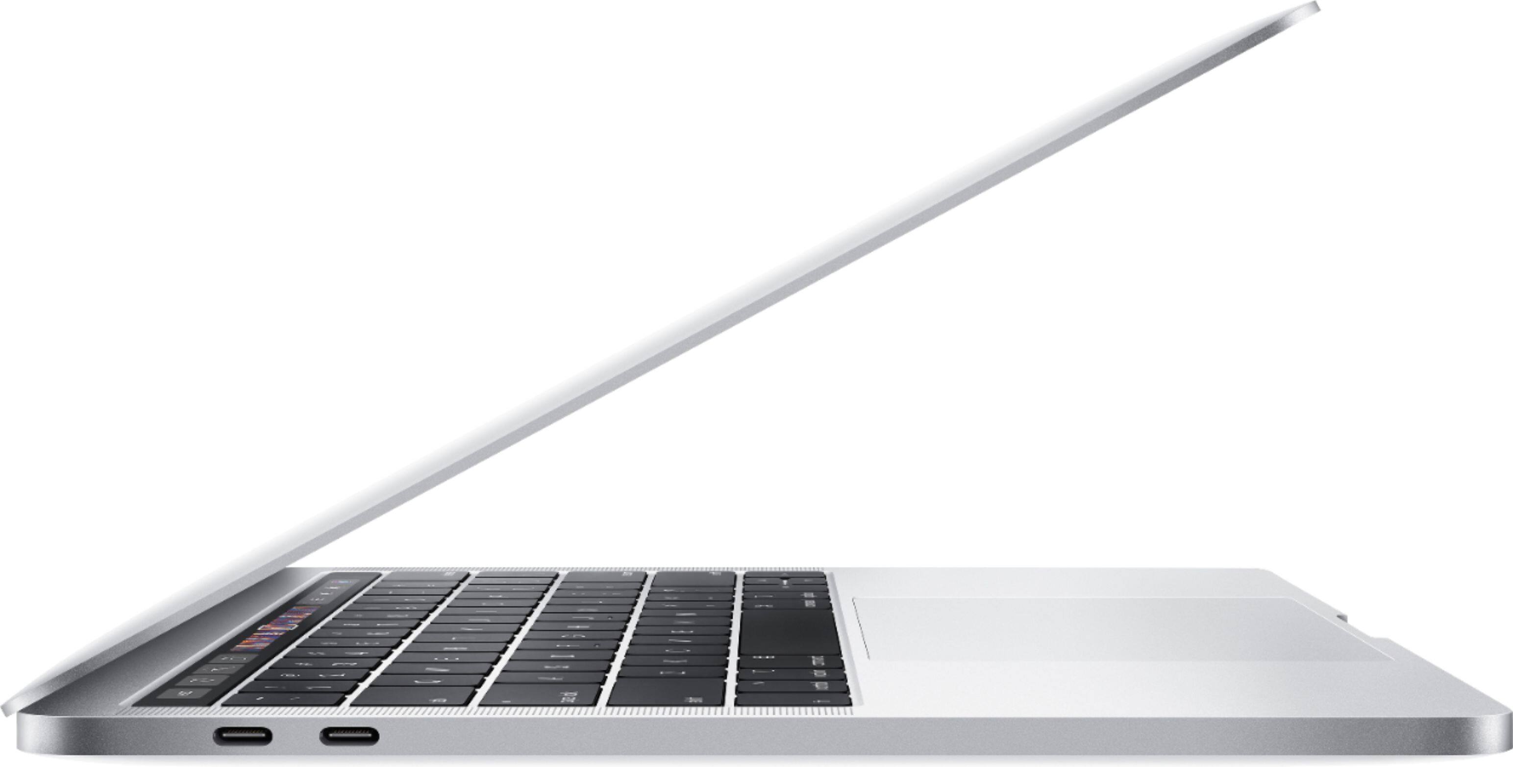 Alt View 11. Apple - Geek Squad Certified Refurbished MacBook Pro - 13" Display with Touch Bar - Intel Core i5 - 8GB Memory - 512GB SSD - Silver.