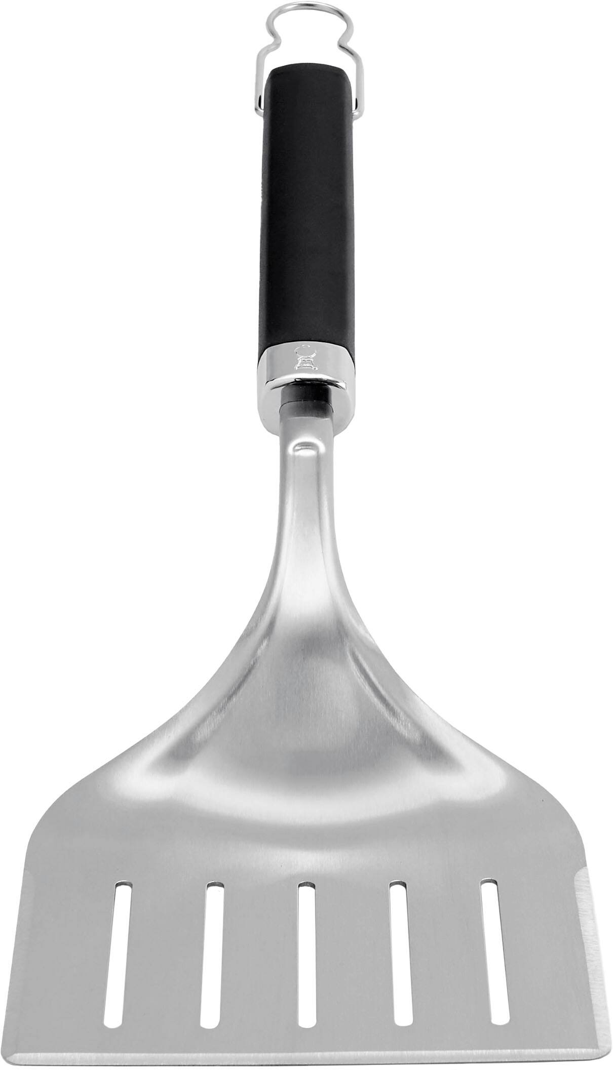 Left. Weber - Precision Wide Grill Spatuala - Black.