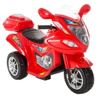 Electric Motorcycle for Kids 3-Wheel Trike - Battery Powered Fun Decals, Reverse, and Headlights by Toy Time - Red - Alt_View_Zoom_11