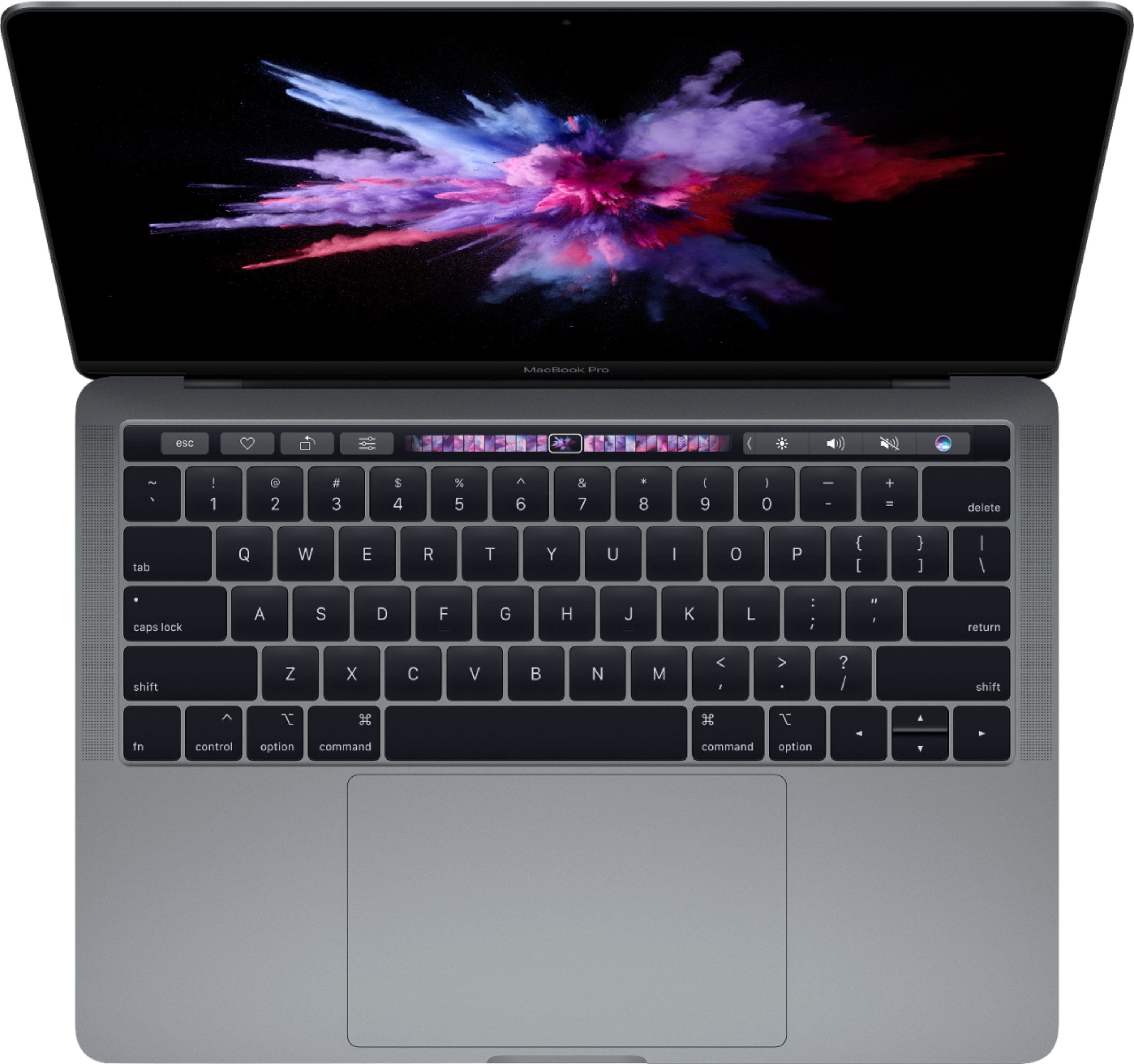 Alt View 12. Apple - Geek Squad Certified Refurbished MacBook Pro - 13" Display with Touch Bar - Intel Core i5 - 8GB Memory - 128GB SSD - Space Gray.