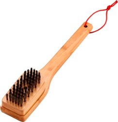 Weber - 12" Bamboo Grill Brush - Brown - Angle_Zoom
