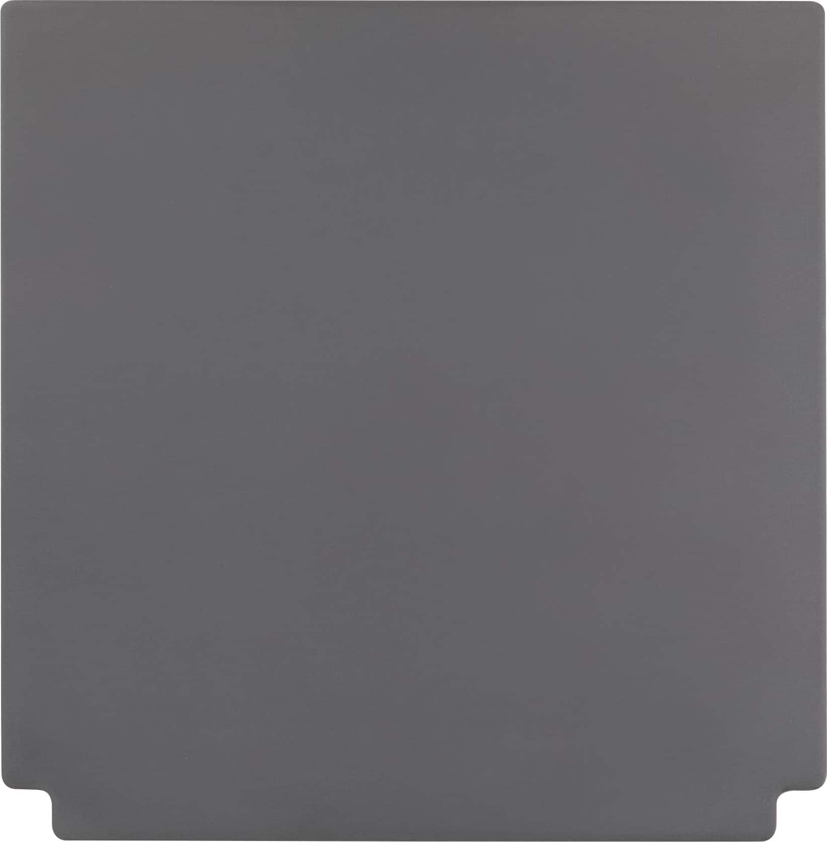 Left. Weber - Crafted Glazed Baking Stone - Gray.