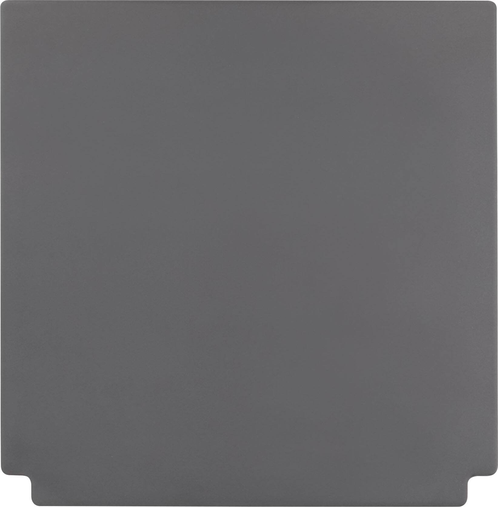 Left. Weber - Crafted Glazed Baking Stone - Gray.