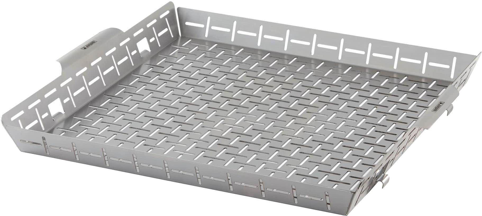 Weber - Crafted Roasting Basket - Silver - Angle_Zoom