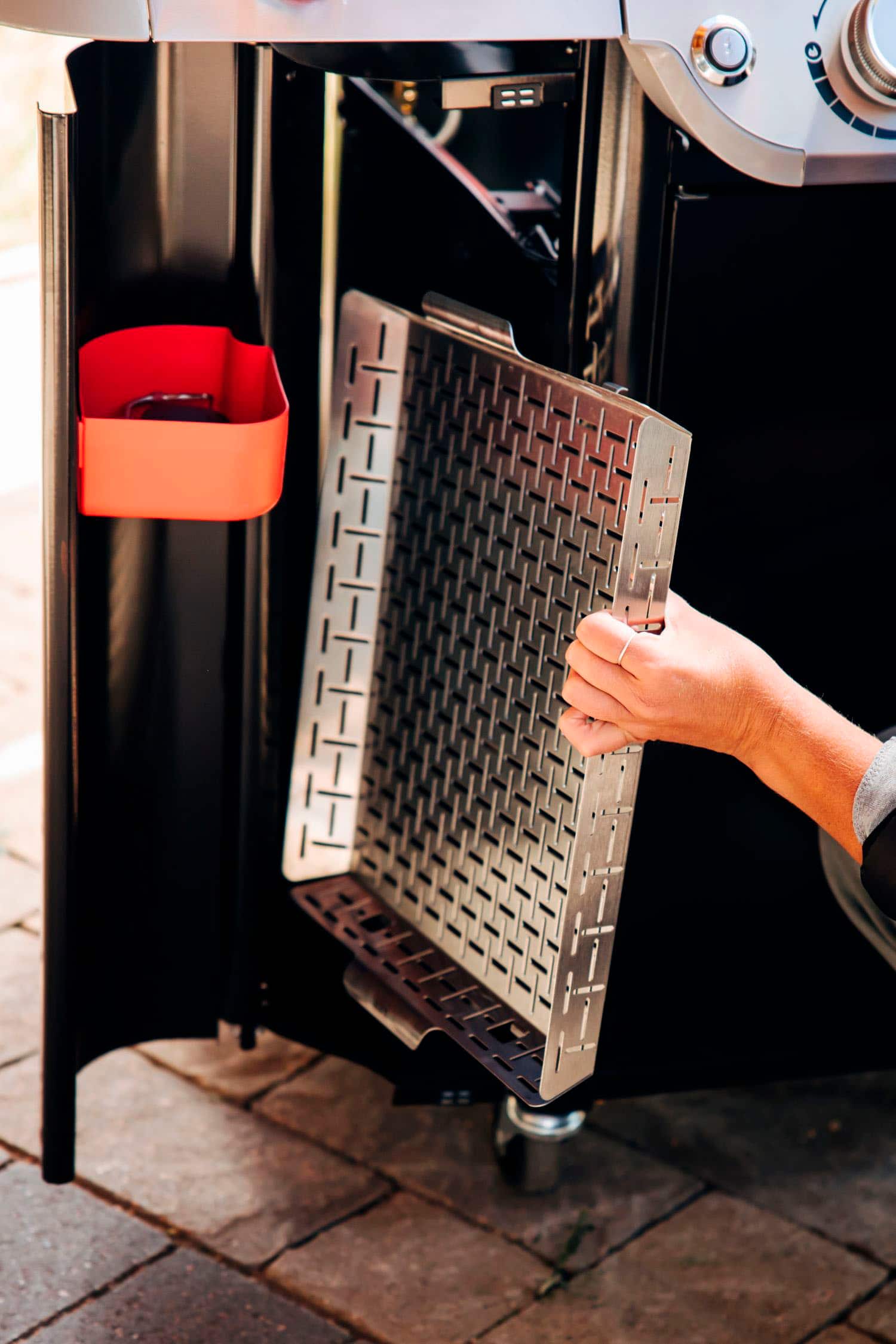 Alt View 12. Weber - Crafted Roasting Basket - Silver.