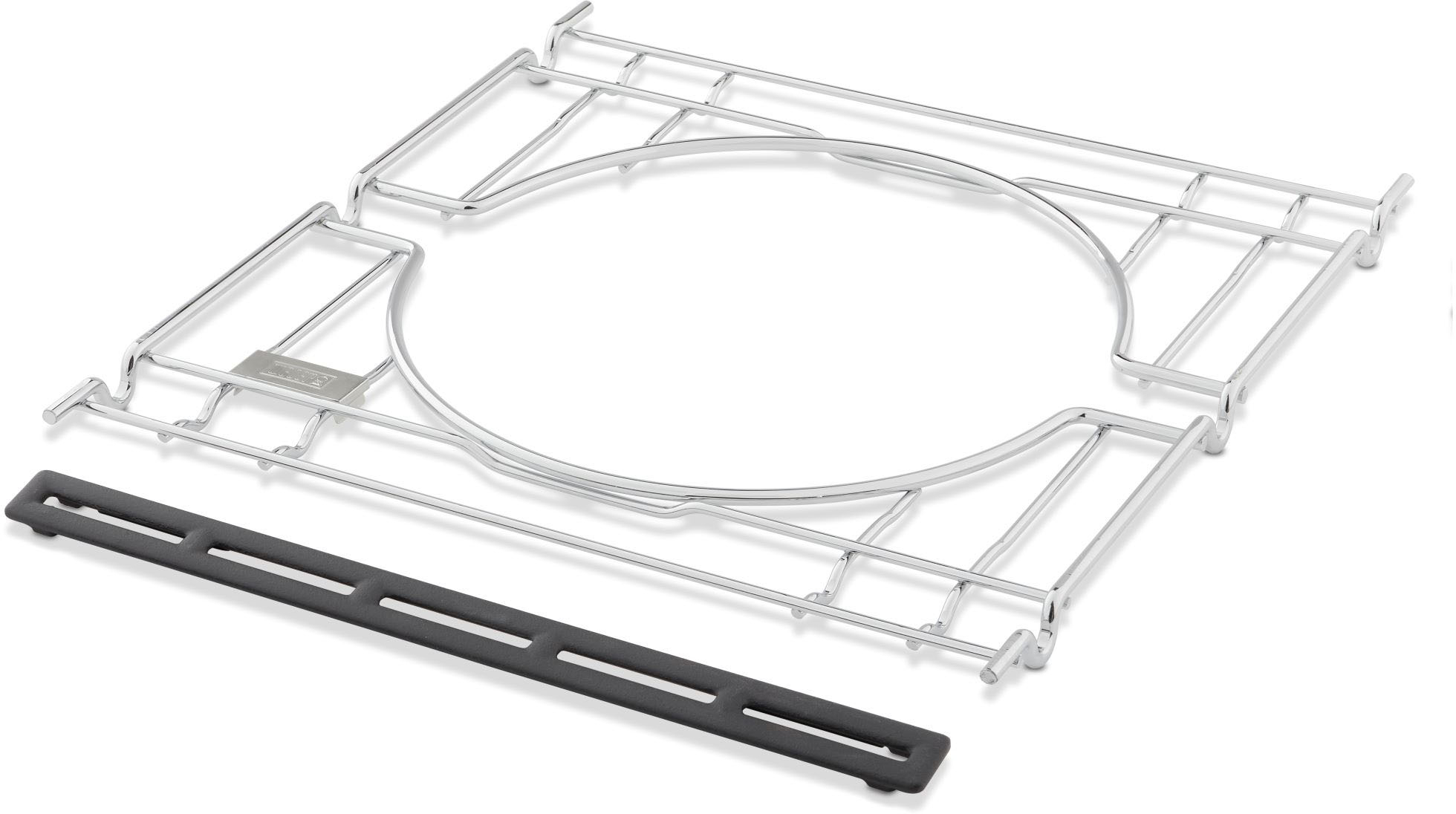 Angle View: Weber - Crafted Spirit and Smokefire Frame Kit - Silver