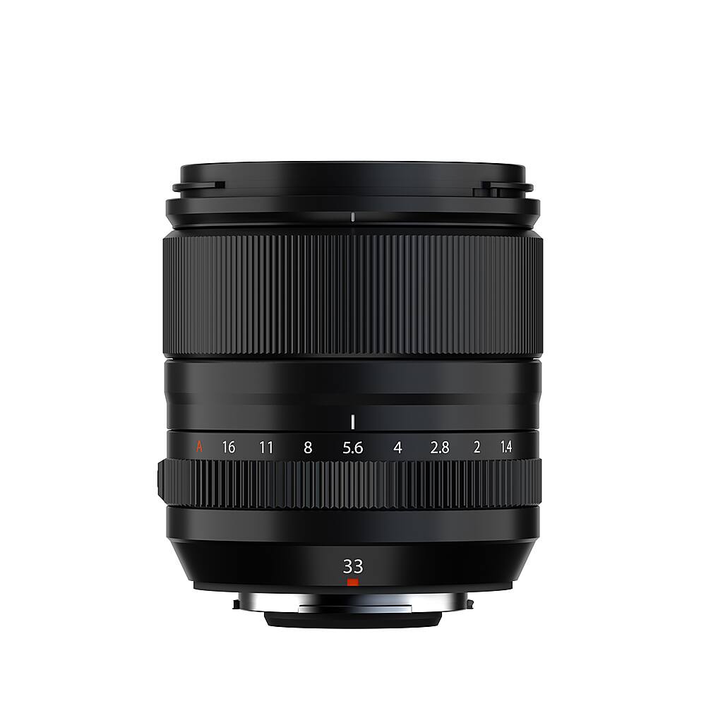 Alt View 1. Fujifilm - XF33mmF1.4 R LM WR Lens compatible with Fujifilm X Series cameras - Black.